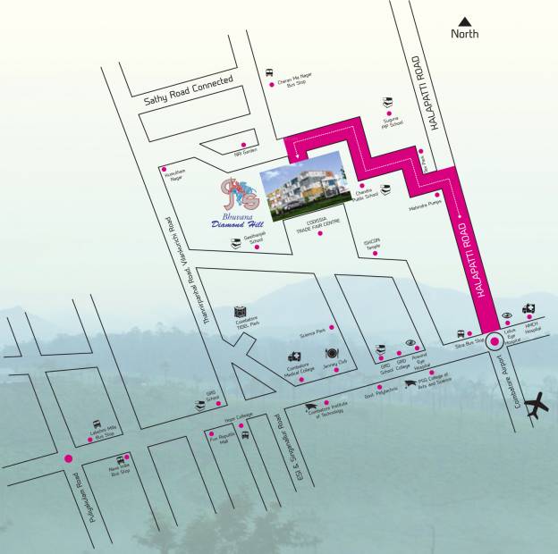  diamond-hill Images for Location Plan of Bhuvana Diamond Hill