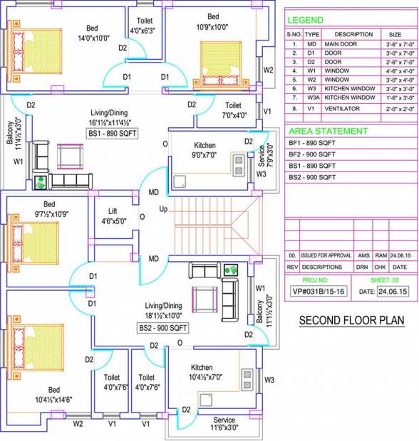 Images for Cluster Plan of VijaySaras Vijay Manor Ramasamy Street