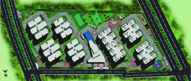  one-galaxia Images for Layout Plan of Ramky One Galaxia