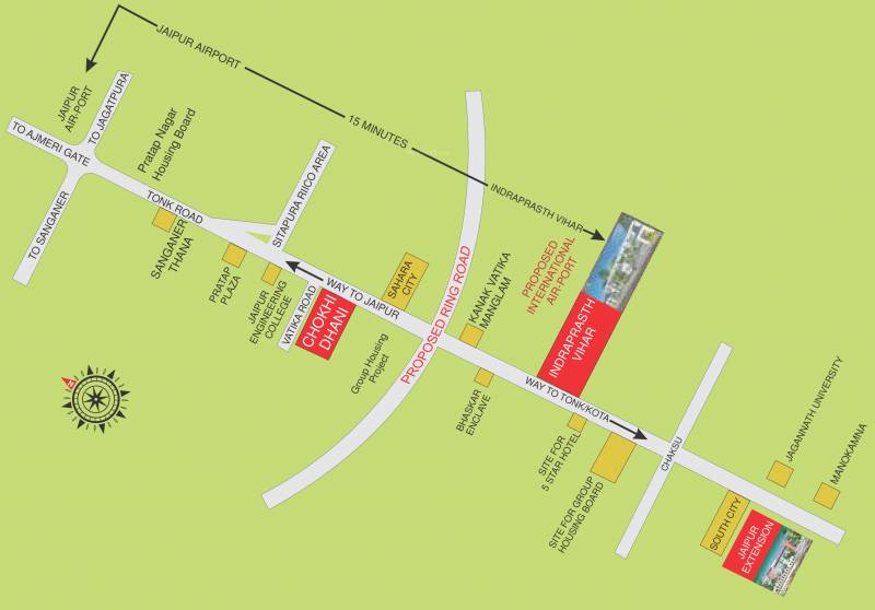 Images for Location Plan of Dream Jaipur Extension Plots