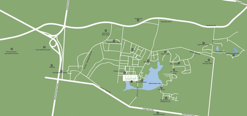  magic-breeze Images for Location Plan of Pooja Magic Breeze