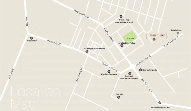 Images for Location Plan of Pooja Forest Light