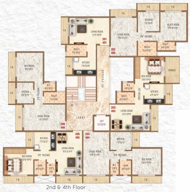 Images for Cluster Plan of Raj Orchid