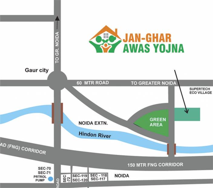Images for Location Plan of Aadhaar Jan Ghar Awas Yojna