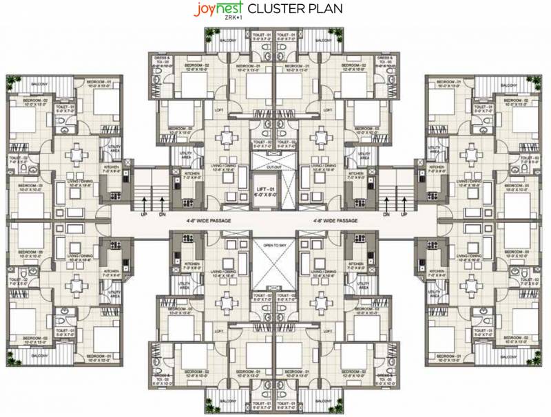 Images for Cluster Plan of Sushma Joynest ZRK 1