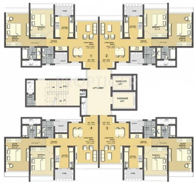 Images for Cluster Plan of Lodha Aqua