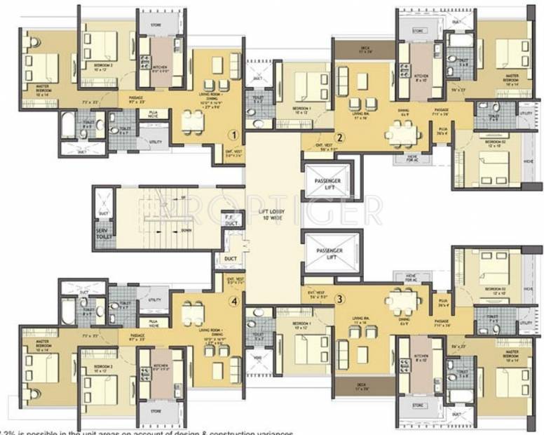 Images for Cluster Plan of Lodha Aqua