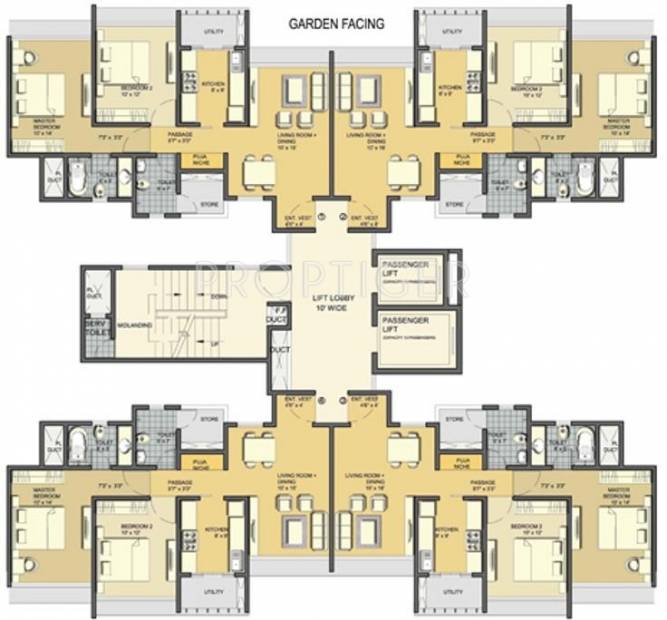 Images for Cluster Plan of Lodha Aqua