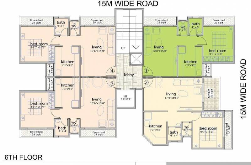  paradise Tower 1 Cluster Plan