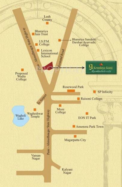 Images for Location Plan of Shree Manibhadra 9 Krushna Kunj