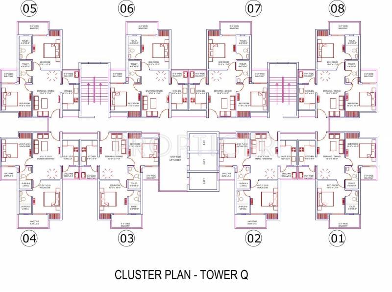  le-garden Tower A Cluster Plan