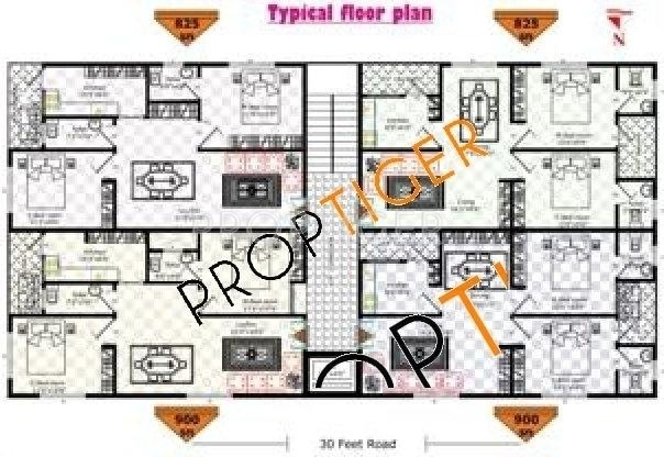 Images for Cluster Plan of Sivani Developers Sivani Sowdha