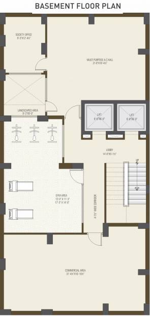 Images for Cluster Plan of Alliance Amrit Apartment