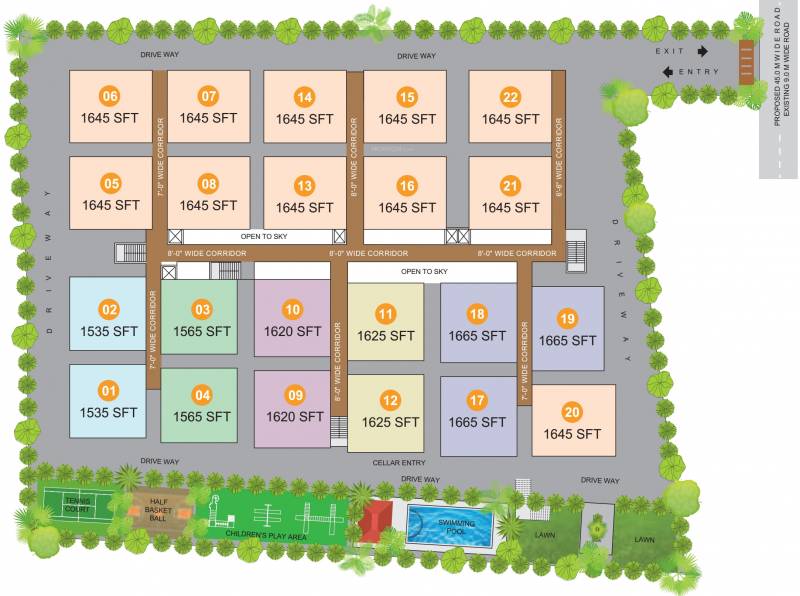 Images for Layout Plan of Anuradha Siri Jewel