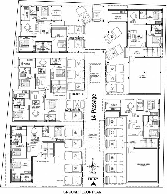 Images for Cluster Plan of HPK Star Property Developer Promenade