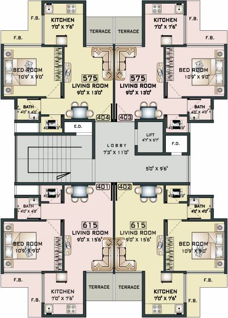 Images for Cluster Plan of Odhav Omkara