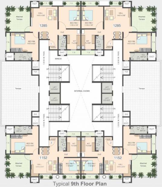 Images for Cluster Plan of C Square Park