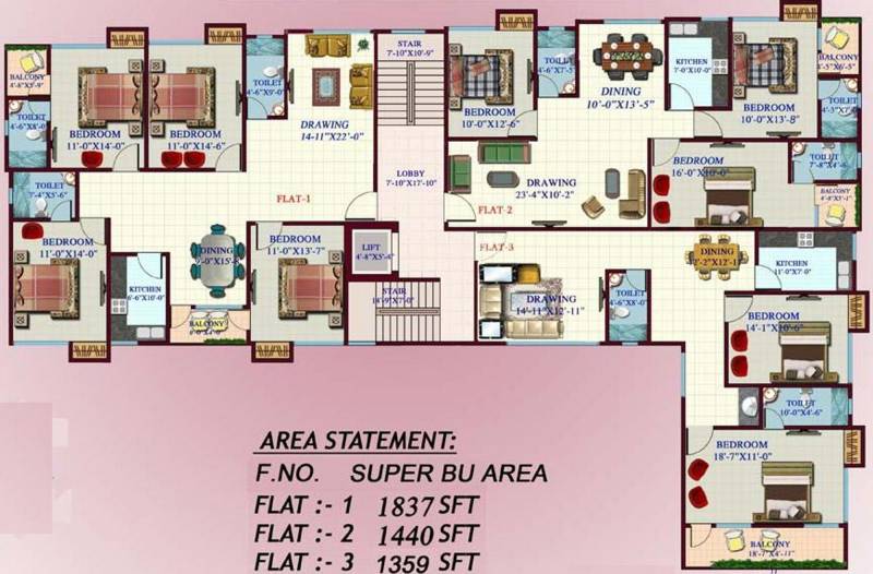 Images for Cluster Plan of Surya Pushpanjali