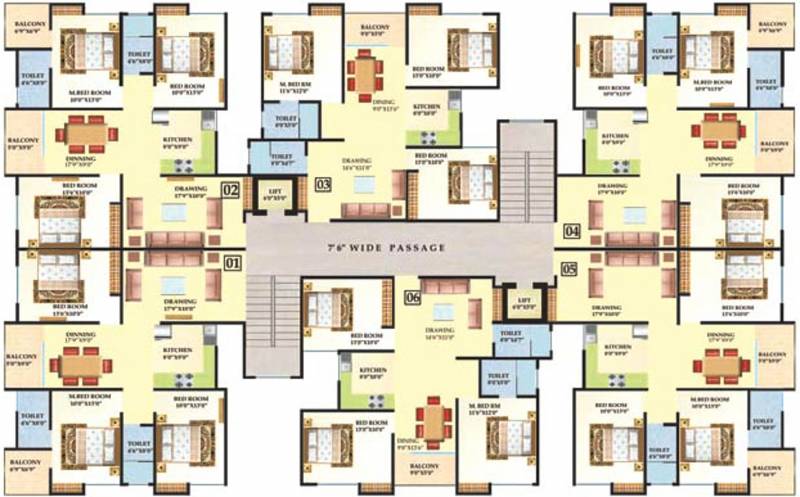 Images for Cluster Plan of Surya Digha Compound