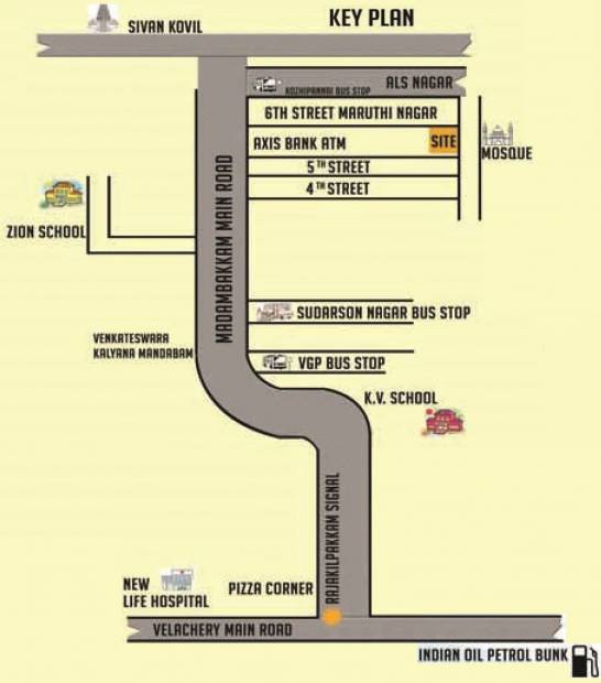 Images for Location Plan of Mayas Maruthi Nagar