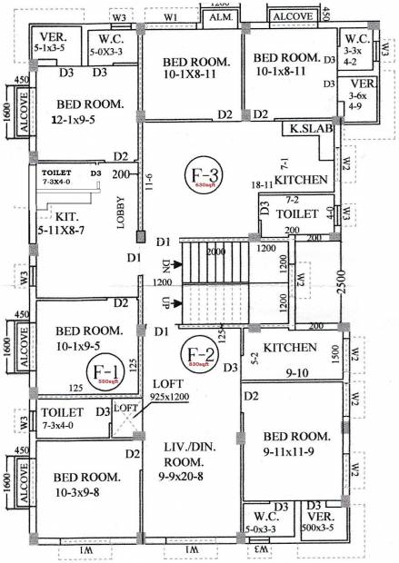 Images for Cluster Plan of Swastik Adhir Bina Apartment