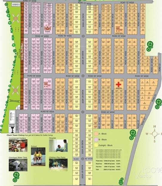 Images for Layout Plan of City Heights Clock Tower Colony