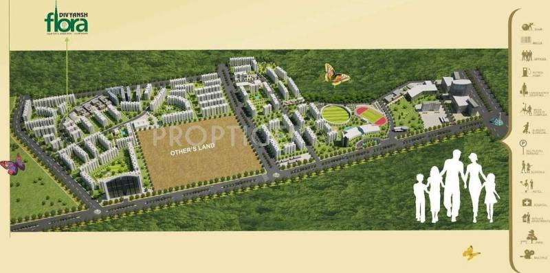  flora Images for Site Plan of Divyansh Flora