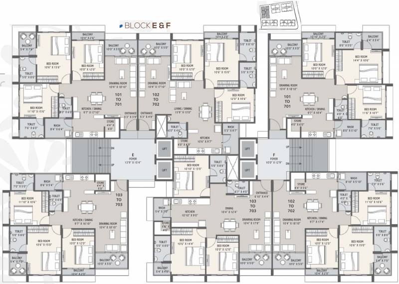 Images for Cluster Plan of Shyam Enclave
