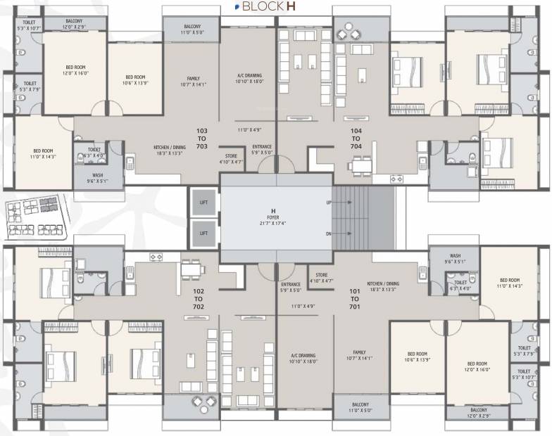 Images for Cluster Plan of Shyam Enclave