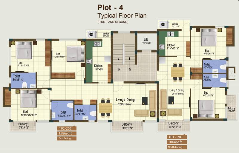 Images for Cluster Plan of Sanjana Apex Enclave