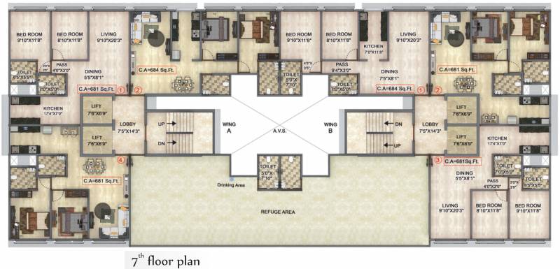  winspace-amelio Images for Cluster Plan of Moongipa Winspace Amelio