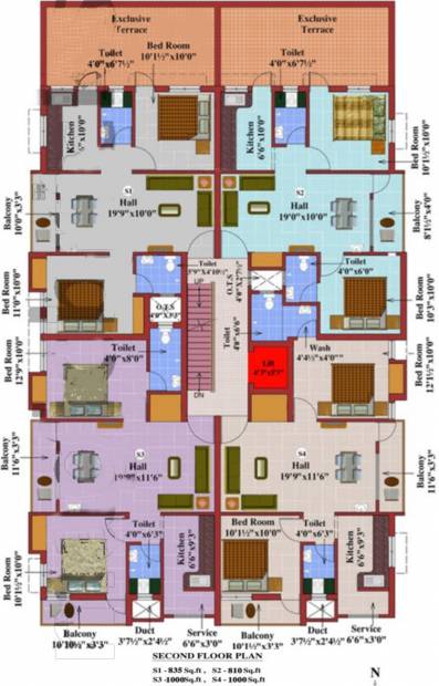 Images for Cluster Plan of A P Sai Krupa Residency