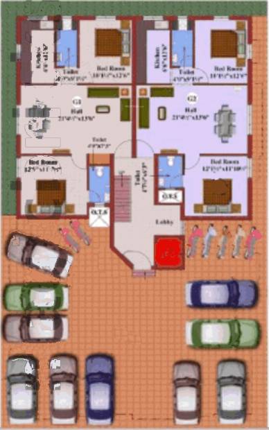 Images for Cluster Plan of A P Sai Krupa Residency