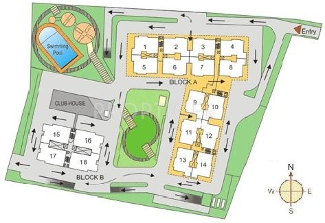  enclave Tower A Cluster Plan