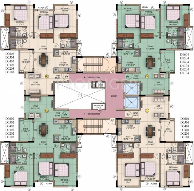 Images for Cluster Plan of Mahindra Iris Court