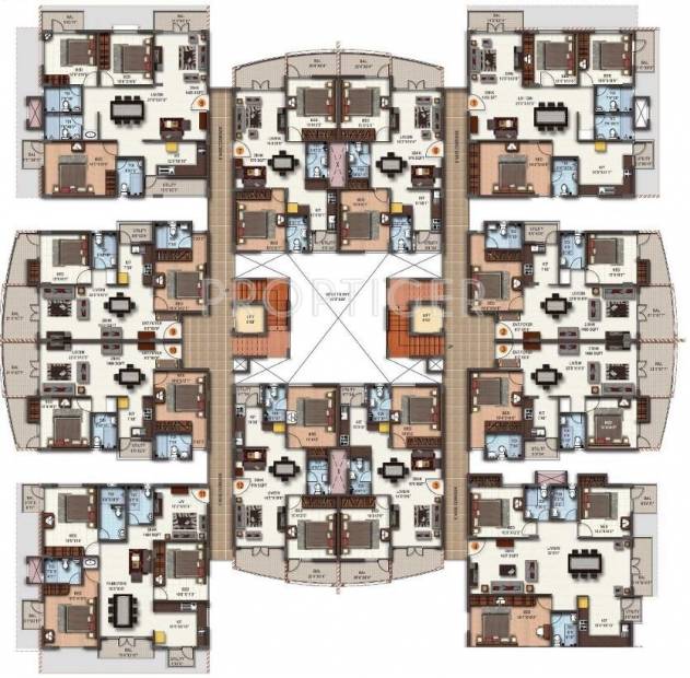 Images for Cluster Plan of Maithri Shilphitha Royal