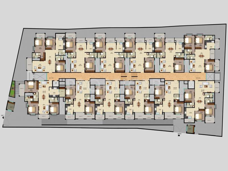 Images for Site Plan of Aashrayaa Elite Grandeur