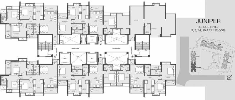 Images for Cluster Plan of Godrej Emerald