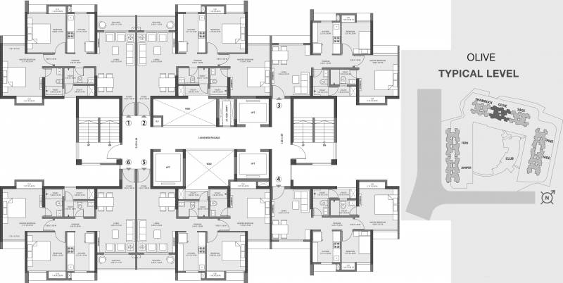 Images for Cluster Plan of Godrej Emerald