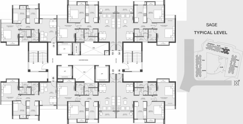 Images for Cluster Plan of Godrej Emerald