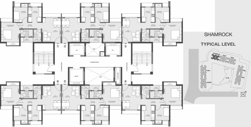 Images for Cluster Plan of Godrej Emerald