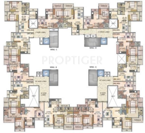 Images for Cluster Plan of Paradise Sai Harmony