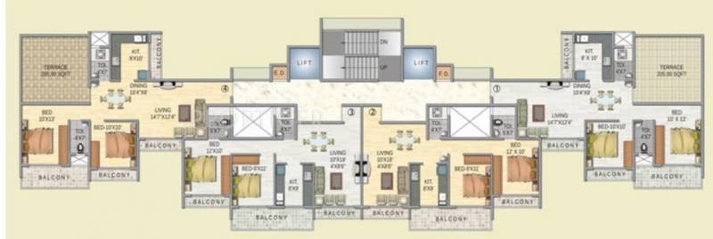 Images for Cluster Plan of Paradise Sai Sitara