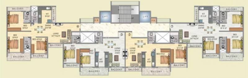 Images for Cluster Plan of Paradise Sai Sitara