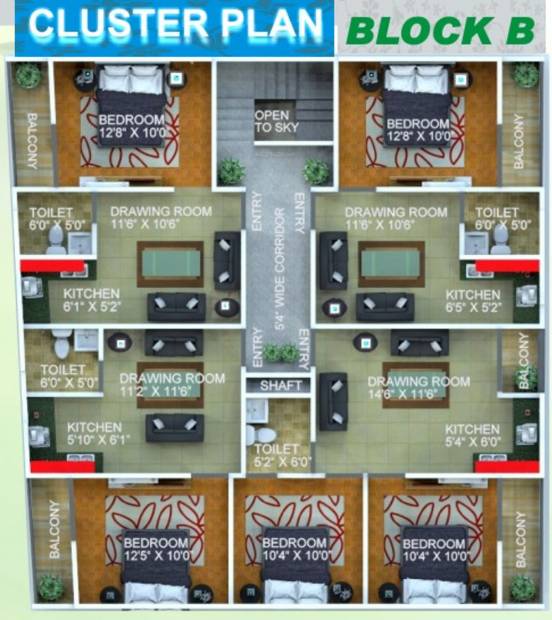 Images for Cluster Plan of E3 Royal Greens