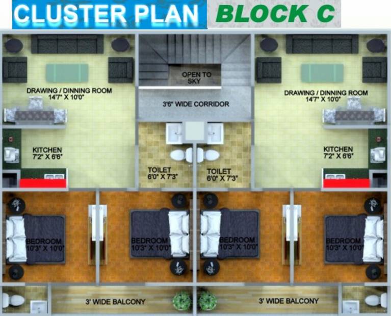 Images for Cluster Plan of E3 Royal Greens