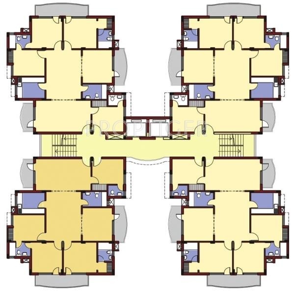 heights Images for Cluster Plan of NBCC Heights