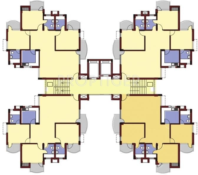  heights Images for Cluster Plan of NBCC Heights