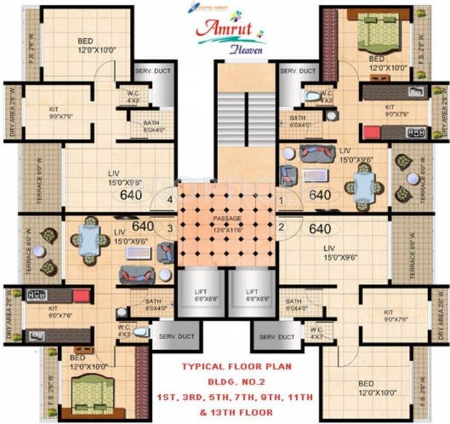  amrut-heaven Images for Cluster Plan of Mehta Amrut Heaven