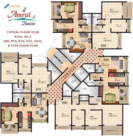 amrut-heaven Images for Cluster Plan of Mehta Amrut Heaven